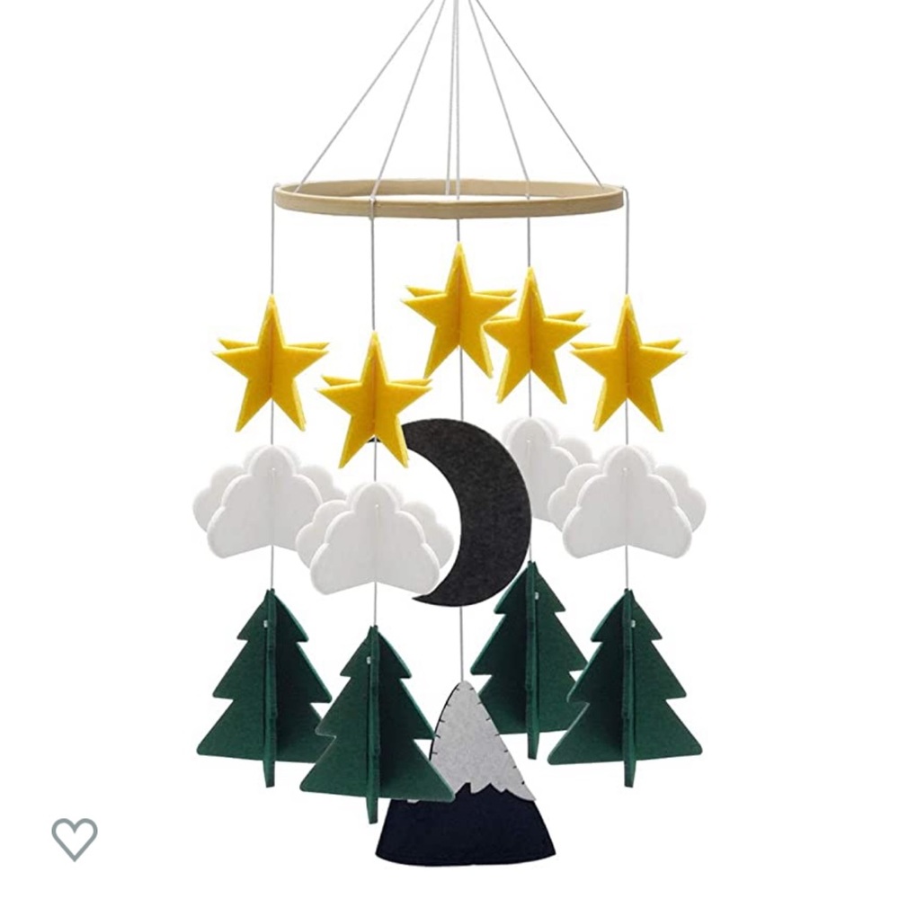 Mountain Theme Baby Mobile
